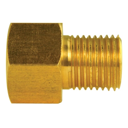 Adapter, Brass, Female(7/16-24 Invtd), Male(1/2-20 Invtd), 100/box